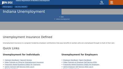 DWD: Indiana Unemployment