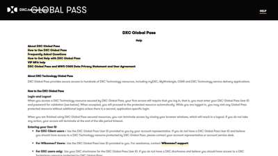 DXC DXC Global Pass - Help - gp.amer.csc.com