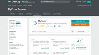 
                            7. DyKnow Reviews - Ratings, Pros & Cons, Analysis ... - GetApp - Dyknow Cms Portal