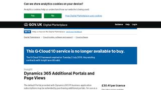 
                            10. Dynamics 365 Additional Portals and Page Views - Digital Marketplace - Cloud Shield Web Portal