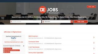 
                            8. DynCorp International LLC. Careers - Jobs in ... - DE Jobs - Dyncorp Careers Portal
