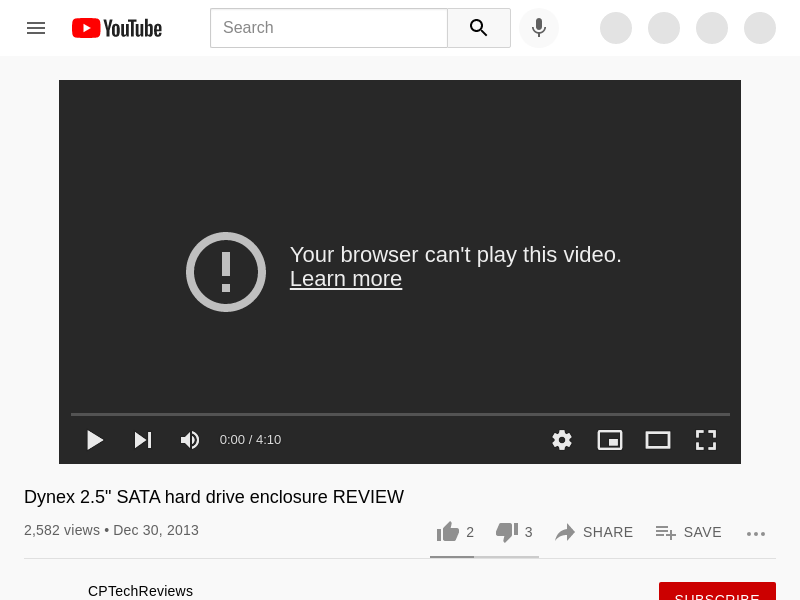 
                            10. Dynex 2.5" SATA hard drive enclosure REVIEW - YouTube