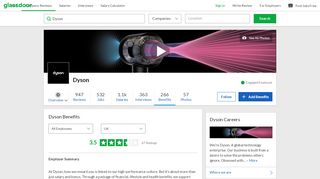 
                            6. Dyson Employee Benefits and Perks | Glassdoor - Dyson Careers Portal