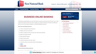 
                            6. E-Banking - Business Online ... - First National Bank of Wynne