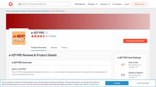 
                            9. e-IEP PRO Reviews 2020: Details, Pricing, & Features | G2