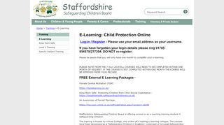 
                            6. E-Learning: Child ... - Staffordshire Safeguarding Children Board - Www Vctms Co Uk Login