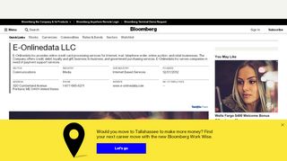 
                            3. E-Onlinedata LLC - Company Profile and News - Bloomberg ...