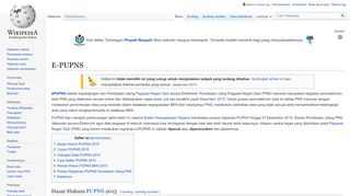 
                            8. E-PUPNS - Wikipedia bahasa Indonesia, ensiklopedia bebas - Pupns Portal