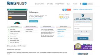 
                            6. E-Rewards Ranking and Reviews – SurveyPolice