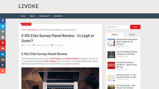 
                            7. E RG Elite Survey Panel Review - Is Legit or Scam? - LIVOKE - E Rg Elite Login