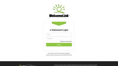 e-Statement Login - WelcomeLink