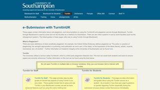 
                            6. e–Submission with TurnitinUK – eLearning Support and ... - Turnitinuk Sign In