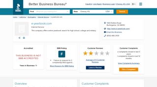 
                            9. e-yearbook.com | Better Business Bureau® Profile