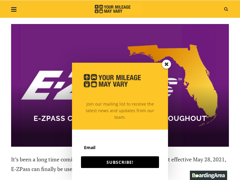 
                            8. E-ZPass Can Finally Be Used Throughout Florida - Your ...