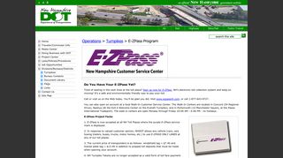 
                            4. E-ZPass Program | Turnpikes | NH Department of Transportation