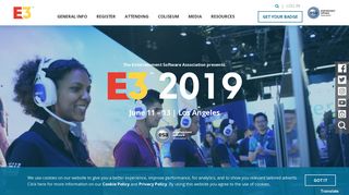 
                            8. E3 2019 | February 11 – 13 | Los Angeles Convention Center - E3 Portal Login