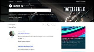 
                            3. EA GunClub Log in - Answer HQ - Gunclub Ea Com Us Portal