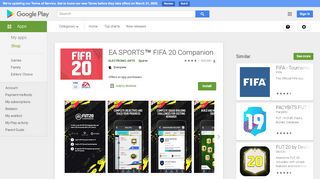 
EA SPORTS™ FIFA 20 Companion - Apps on Google Play  
