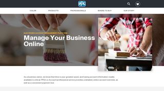 
eAccount - Manage Your PPG Account Online - PPG Paints
