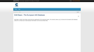 
                            4. EAD Basic - EUROCONTROL - Ead Eurocontrol Portal