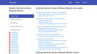 
                            6. Ealing Central Library Renew Books - Duck DNS - Ealing Central Library Portal
