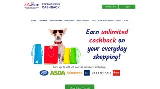 
Earn cashback on your ... - Usdaw Prepaid Plus Cashback card  

