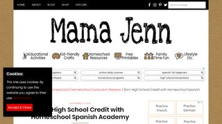 
                            3. Earn High School Credit with Homeschool Spanish Academy ... - Homeschool Spanish Academy Portal