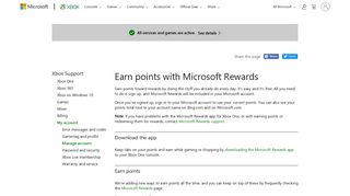 
Earn Points with Microsoft Rewards - Xbox Support  
