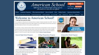 
                            8. Earn Your High School Diploma with the American School - American School Of Correspondence Portal