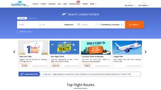 
                            5. EaseMyTrip.com: Book Flights, Hotels, Bus Tickets & Holidays