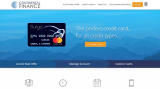
                            1. Easiest Credit Card to Get | Continental Finance Company - Continental Finance Mastercard Portal
