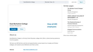 
East Berkshire College | LinkedIn
