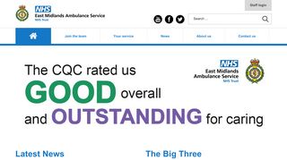
                            6. East Midlands Ambulance Service NHS Trust: Homepage - Emas Portal