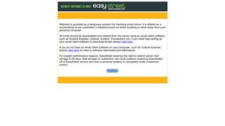 
                            8. EasyStreet Webmail Notice - Iinet Com Portal
