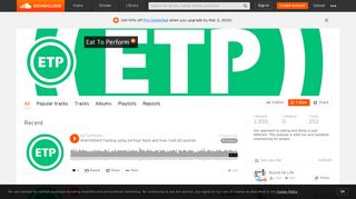 Eat To Perform's stream on SoundCloud - Hear the world's ... - Eat To Perform Web App Portal