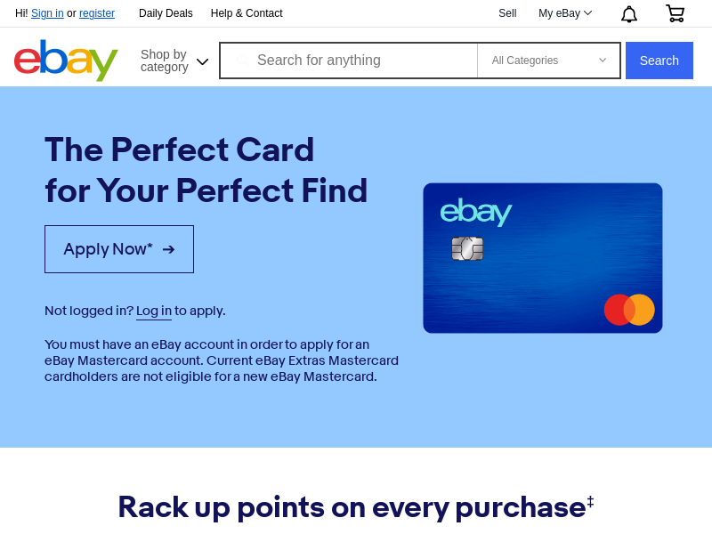 
                            2. eBay Mastercard | eBay.com