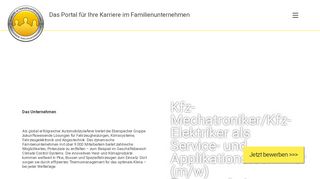 
                            7. Eberspächer | Kfz-Mechatroniker/Kfz-Elektriker als Service- und ... - Eberspächer Service Portal