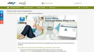 
                            3. Ebilling & My Account Registration - PowerStream - Powerstream Portal
