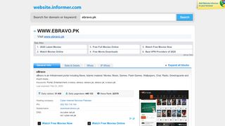 
                            5. ebravo.pk at Website Informer. eBravo. Visit EBravo. - Www Ebravo Com Portal