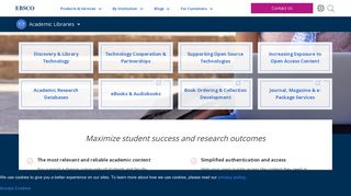 
                            3. EBSCO for Academic Libraries | Research Databases, eBooks ... - Ebscohost Student Research Center Portal