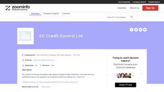 
EC Credit Control Ltd - Overview, News & Competitors ...  
