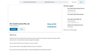 
EC Credit Control Pty Ltd | LinkedIn  
