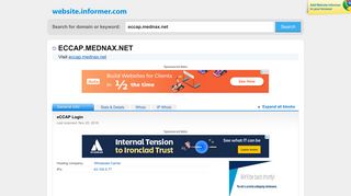 
                            6. eccap.mednax.net at Website Informer. Visit Eccap Mednax. - Eccap Login