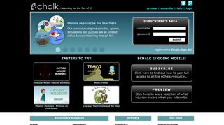 
                            4. eChalk - interactive resources for classroom teaching - Echalk Com Portal