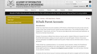 
                            8. EChalk Parent Accounts | Stamford Public Schools - Echalk Com Portal