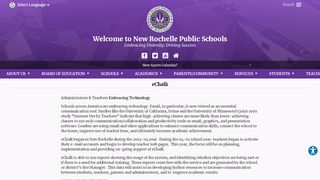 
                            9. eChalk - Technology - Welcome to New Rochelle Public ... - Echalk Com Portal