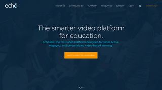 
                            4. Echo360 - The Smarter Video Platform for Higher Ed and Continuing Ed - Ecco School Portal