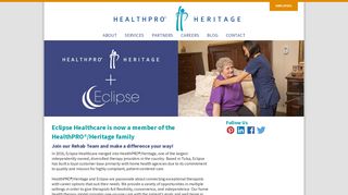 
                            4. Eclipse Healthcare | HealthPRO Heritage - Therapy Sync Login