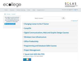 ecollege.ie: Courses