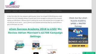 
                            1. eCom Success Academy Review, Bonus and Insights